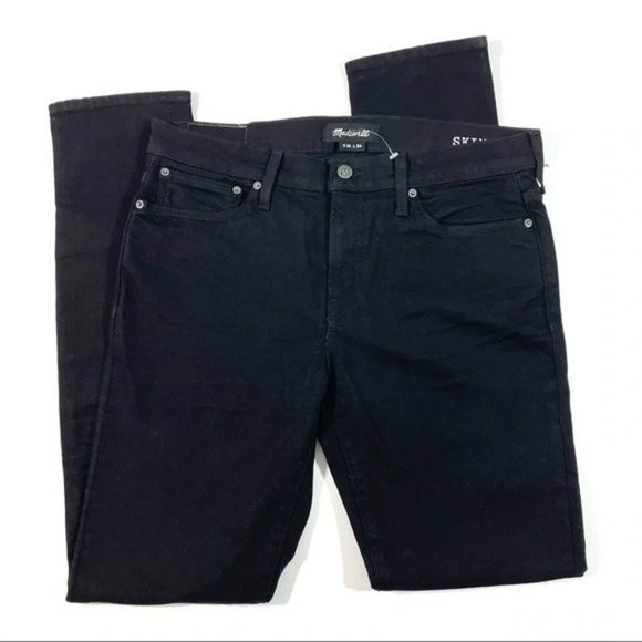 Madewell Mens Skinny Authentic Flex Jeans Classic Black Wash 34 - Picture 2 of 11